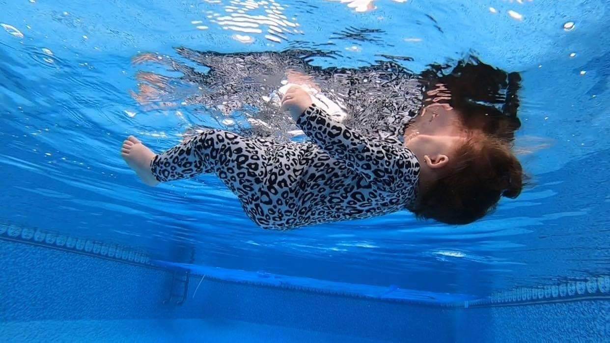 Baby Floating in Water