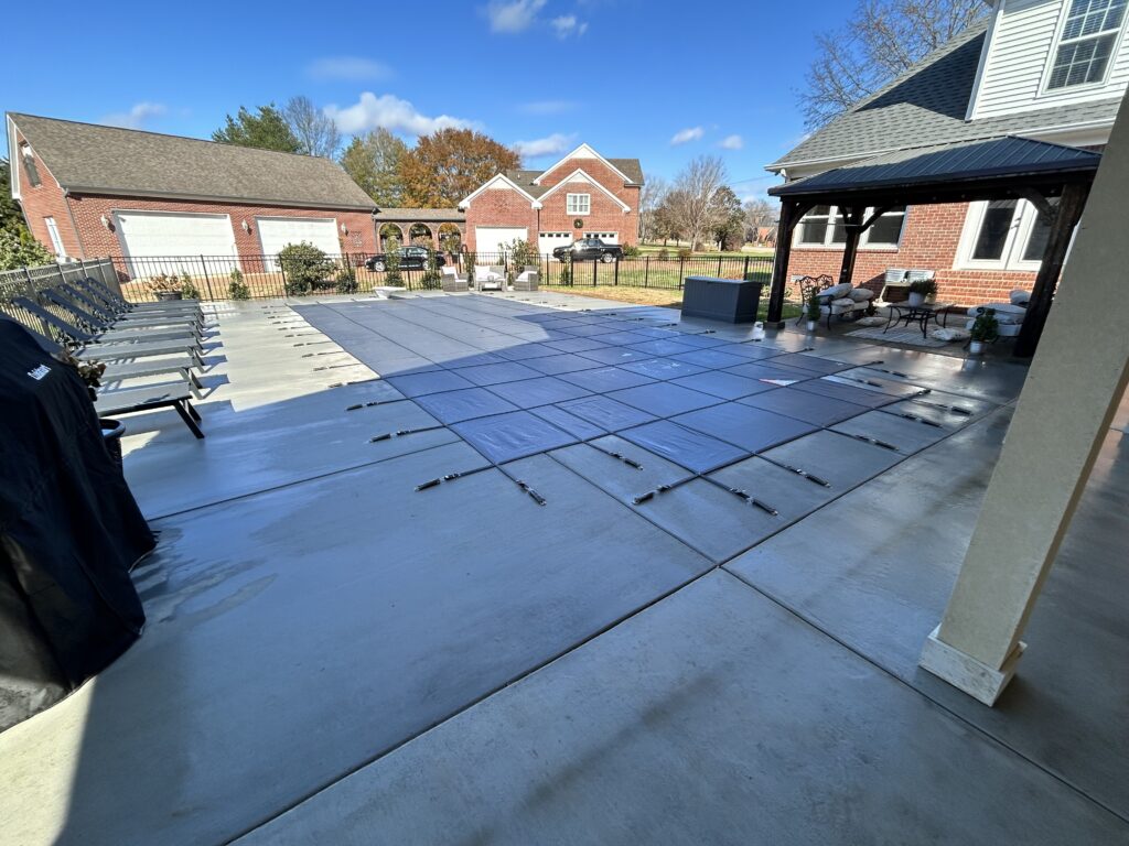 “Custom pool safety cover installed at a Smyrna, Tennessee home” White House,tn