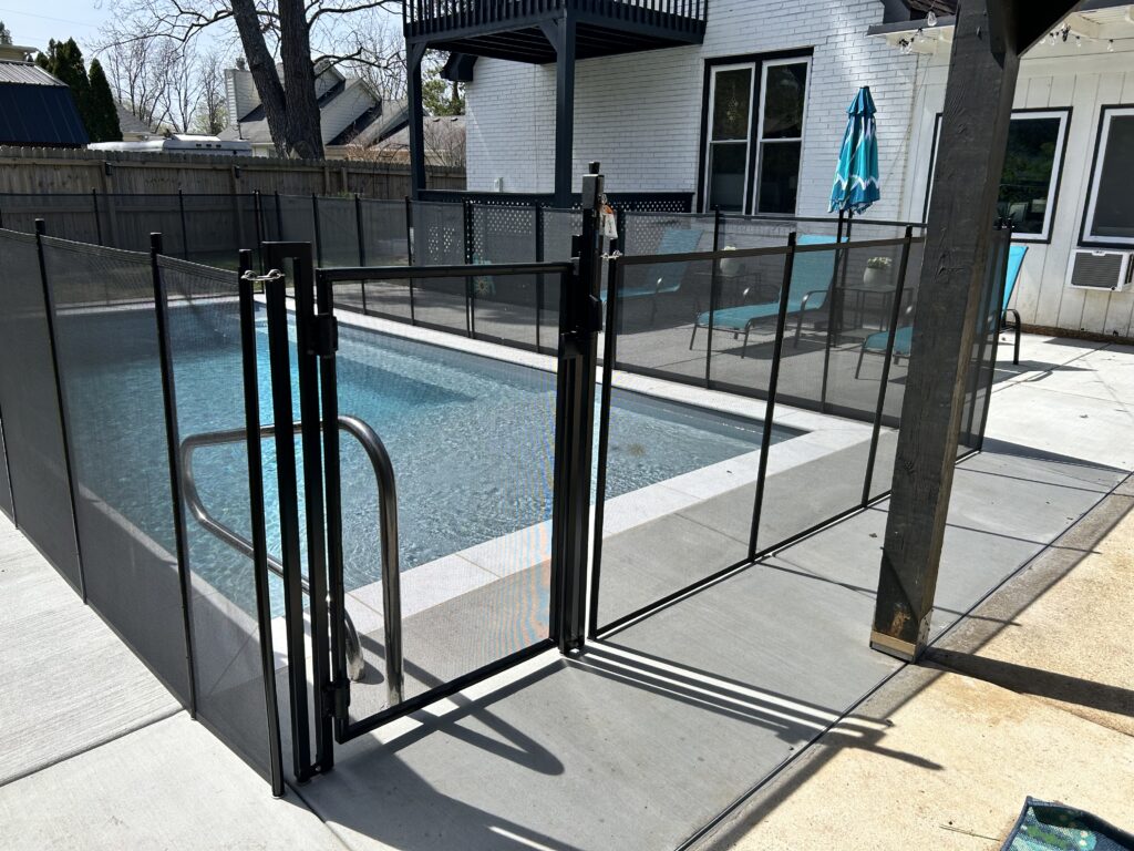 “Pool safety fencing installation at a Thompson’s Station, TN home protecting children and pets.”
