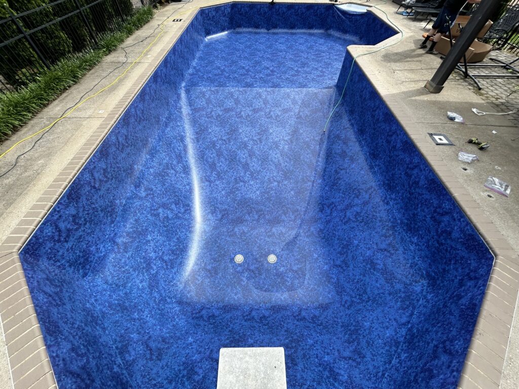 Custom pool liner installation Hendersonville TN